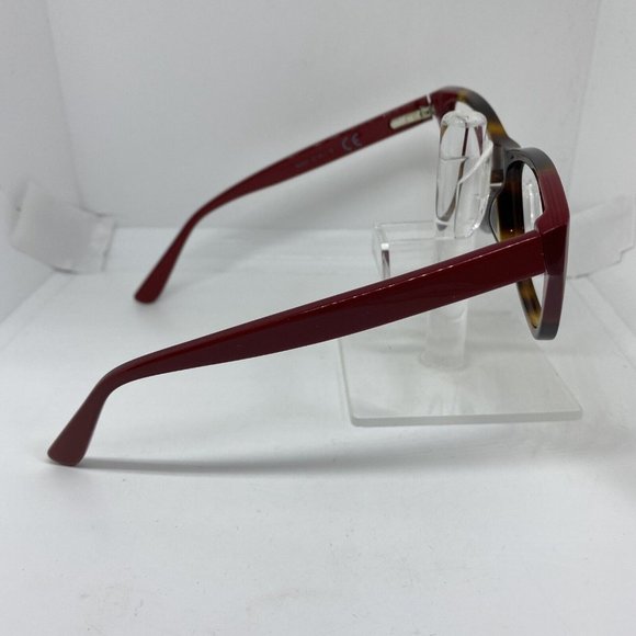 Maui Jim MJO2401-66 Eyeglasses Frames Red/ Brown Tortoise 52-16-140 Cat Eye